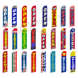 Приветственная реклама Feather Flag Swooper Flutter Banner Super Flag Open 24/7