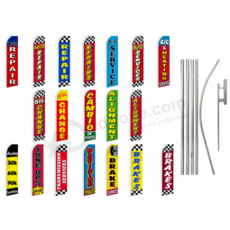 Механик Swooper Flag Kit Feather Flutter Super Advertising Flag Kit Авторемонт