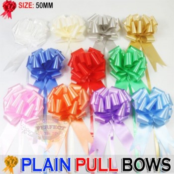 Grandi archi di trazione 50mm Wedding Car Gift Wrap Party Fiorista Poly Ribbon