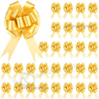 Grote trekstrikken 50 mm bruiloft auto cadeauverpakking partij bloemist poly lint