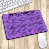 Calendario 2023 Vacanze per l'intero anno PC Desktop Laptop Rettangolo Tappetino per mouse Tappetino per mouse
