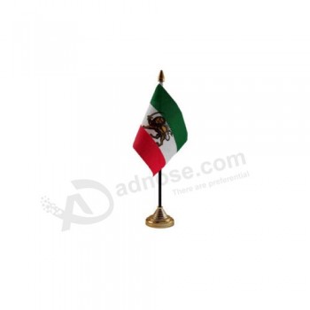 Iran Antico Leone Persiano Tavolo Scrivania Bandiera - 10 x 15 cm Nazionale Paese Mano Asia