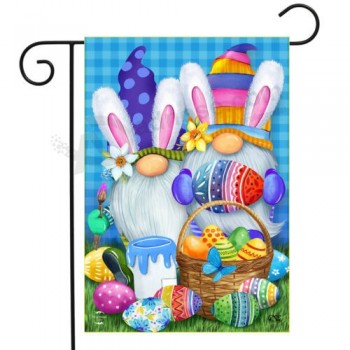 Gnomes de Pâques Holiday Garden Flag 12,5 « x 18 » Briarwood Lane