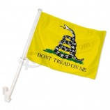 gadsden doppelseitige Autoflagge Don't tread on Me Autofensterflagge