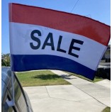Car Dealer Supplies 5 Pack SALE r/w/b Car Window Clip On Flag 17"x12"