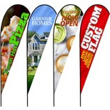 Aangepaste Reclame Teardrop Vlag 3.5 x 10 ft Dubbelzijdig - Print Uw Eigen Logo/Ontwerp/Woorden - Binnen & Buiten Commerciële Banners Vlaggen