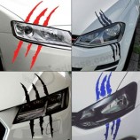 Monster Klaue Kratzer Aufkleber reflektierender Aufkleber für Auto Scheinwerfer Dekor