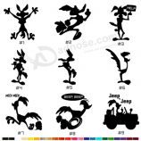 wile E Coyote Vinyl Aufkleber Aufkleber Auto Fenster Road Runner Splat Wiley Roadrunner