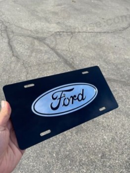 フォードクロームミラーナンバープレートオートタグF-150トラックディーゼル