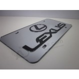 Plaque d’immatriculation de rétroviseur chromé Lexus Auto Tag