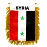 1 dozzina di Siria Mini Striscioni 4x6in Siria Specchio Auto Appesa Bandiera
