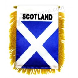 1 Dutzend schottland mini banner 4x6in schottland Auto Spiegel hängende Flagge
