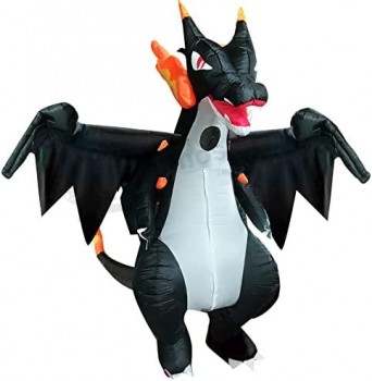 Costume gonfiabile del drago che respira fuoco di dimensioni adulte
