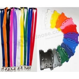 Longe unie sangle de cou clip en métal longe avec porte-carte d’insigne d’identification - GRATUIT
