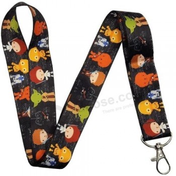 Star Wars Chibi Karakters Lanyard Yoda, Vader, R2D2, C3PO, Leia, Solo, Chewie VERKOOP!