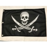 12x18“ Jolly Roger 海盗骷髅旗超级聚酯摩托车船 Grommet21