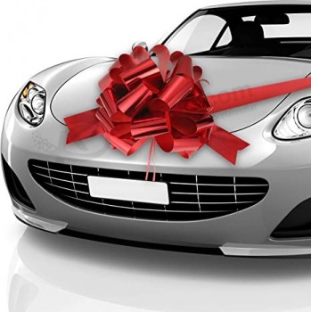 車の弓プルボウ車のギフトラッピングボウと20フィートのクリスマスの弓車の装飾のための新しい家の大きなギフトの弓