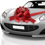 Voiture Arc Tirer Arc Voiture Emballage Cadeau Arc avec 20 pieds Noël Arcs pour Voitures Décor Nouvelles Maisons Grand Cadeau Arc