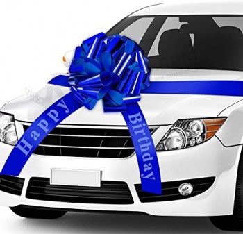 お誕生日おめでとう車の弓ビッグカーリボンボウラージギフトラッピングボウジャイアントボウ車の装飾的な巨大なプルボウクリスマス