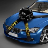 Joyeux anniversaire voiture arc grande voiture ruban arc grand cadeau emballage arc arc géant pour voiture décoratif énorme tirer arc pour fête de Noël