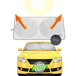 Windschutzscheibe Sonnenschutz - Die einzigen zertifizierten Auto-Jalousien, die 99,9% UVR-210t Auto-Sonnenschutz blockieren wie Autos