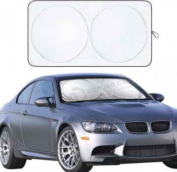 Parasole per parabrezza per auto con custodia | Visiera parasole per auto in materiale 240T durevole per raggi UV e protezione dal calore del sole