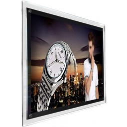 A1 Scatola luminosa a led a parete Titolari di insegne per negozi Crystal Poster Frame Display pubblicitario