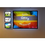 A4 양면 부동산 창 디스플레이 - 라이트 박스 사인 사무실 및 상점 광고 LED 사인 홀더 (4pcs / series)
