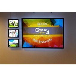 A4 doppio lato immobiliare vetrina display - segno della scatola luminosa per ufficio e negozio pubblicità porta segno a led (4 pezzi / serie)