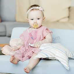 Schnuller Clip Mädchen, 6er Pack stilvolle Binky Clips Gurt für Baby Mädchen, Paci Halter mit Clip Leichte Universal passt den meisten Schnullern Beißring Spielzeug