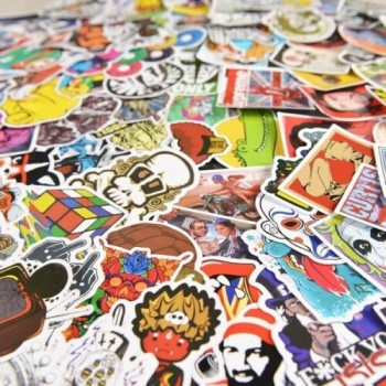 100/200/300 Skateboard Stickers Bom Vinyl Laptop Bagage Decals Dope Sticker