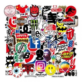 100 Skateboard Stickers Bomb Vinyl Laptop Luggage Decals Dope Sticker