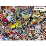 300 pcs / lot Autocollant Bombe Décalcomanie Vinyle Rouleau Voiture Skate Skateboard Laptop Luggage