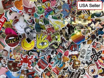 300 pz/lotto Adesivo Bomba Decalcomania Vinile Rotolo Auto Skate Skateboard Laptop Bagagli