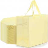 200 confezioni di borse per la spesa riutilizzabili Shopping Bag in tessuto non tessuto con manici Borsa per la vendita al dettaglio vuota per lo shopping