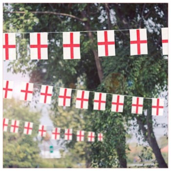 Saint-Georges Décorations de fête Vaisselle Déguisements Angleterre Drapeau Bunting