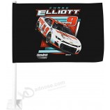 Chase Elliott Car Flag 12x18 pulgadas Banderas de ventana de coche Banner de impresión a doble cara Compatible con todos los coches de alta calidad y cualquier tamaño