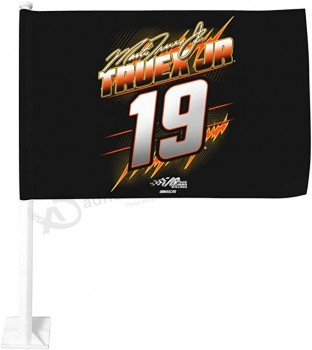 Martin Truex Jr 자동차 플래그 12x18 인치 자동차 창 플래그 양면 인쇄 배너 고품질 및 모든 크기의 모든 자동차와 호환 가능