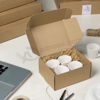 Rustico Kraft Rettangolare Cesto Confezione Regalo Coperchio Vassoi e Borse Regalo di Natale di Nozze