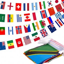 200 Länder String Flagge, 184 ft internationale Flaggen Bunting Banner, Weltflagge Banner Dekoration mit hoher Qualität und jeder Größe