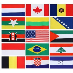 200 Länder Holz Flaggen, Sport Flaggen International Stick kleine Hand Flagge, enthält Länder mit hoher Qualität und jeder Größe