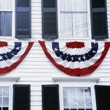 USA Patriottico Plissettato Fan Flag - 6PCS Bandiera americana degli Stati Uniti Bandiera Bandierina Bandiera patriottica Bandiera a stelle e strisce Bandiera Bandierina