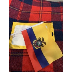 Flag 12x18 Car Window Vehicle 12"x18" Bandera para carro Ecuador with high quality and any size
