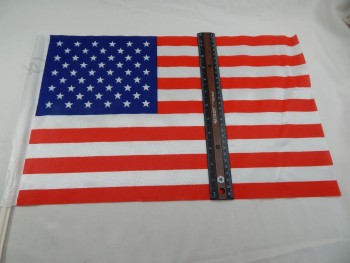 2x USA American Bandera Car Window Flag 12"x18" Patriotic Fast Shipping with high quality and any size