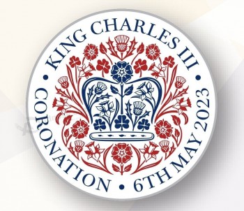 King Charles Official Coronation Emblem Pin Badge