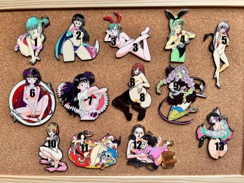 Grande taille Anime Dragon Ball/Inuyasha/One Piece Metal Badge Enamel Pin En Stock !
