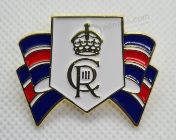 Re Carlo III Smalto Pin Badge Commonwealth Britannico