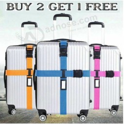 Sangle de bagage avec valise imprimée Coffre-fort Ceinture à bagages large serrure