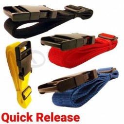 Correas de amarre Hebilla de liberación lateral de plástico Correa de 25 mm Equipaje de 1 m - 5 m de largo