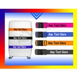 Gepersonaliseerde Bagageband Koffer Bedrukt Veilig GESLOTEN Bagageriem 5cm breed